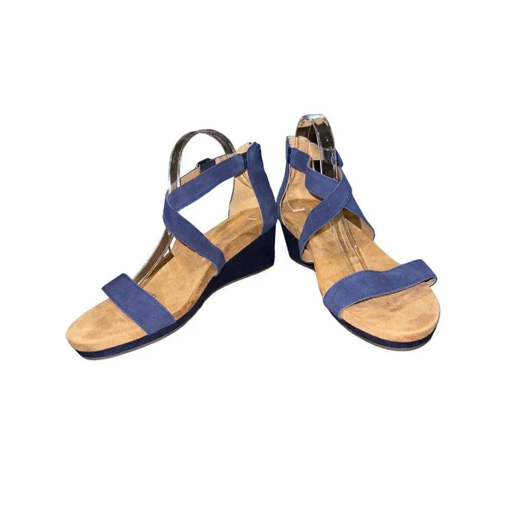 Lucky Brand Women's Kenadee Wedge Sandal Size 11‎